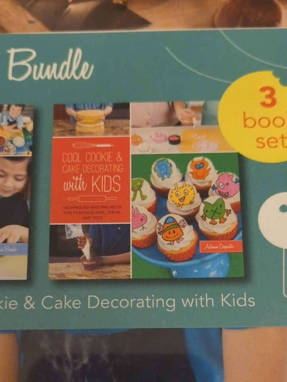 Baking with Kids 3 Book Set By Leah Brooks Paperback NWT-Sealed